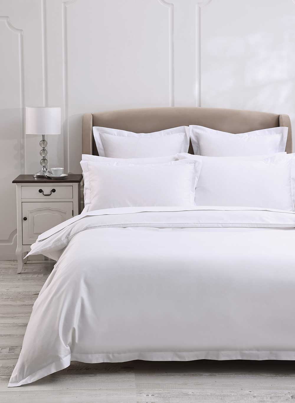Woven from 100% superfine Egyptian cotton MUIR 500tc plain dyes are divinely soft and luxurious for the perfect nights sleep.